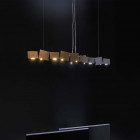 Terzani Gaia Linear LED Pendant - Raw Metal