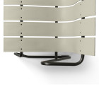 Close Up of Sand Mater Ocean Bench