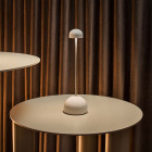 White Marset Sips LED Portable Table Lamp