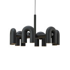 AGO Cirkus Chandelier - Large, Charcoal