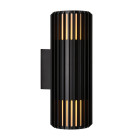 Nordlux Aludra Outdoor Wall Light - Double, Black