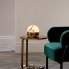 Silvered Brass CTO Lighting Lucid Table Lamp