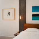 Steel Tala Basalt Pendant Over Bedside