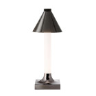 Kartell Goodnight Cap LED Portable Lamp - Polished Titanium