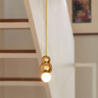 Michael Anastassiades Ball Light Pendant Rod Lifestyle Hallway
