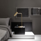 CTO Lighting Heron Table Lamp Lifestyle Bedside Table
