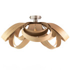 Tom Raffield Skipper Ceiling Light Oak Large