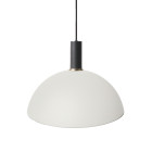 Ferm Living Collect Low Socket Pendant Dome Black White