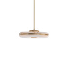 Bert Frank Beran Horizontal LED Pendant Light Large Brushed Brass