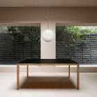 Established & Sons Filigrana Globe Pendant Above Table