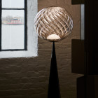 Tom Dixon Whirl Fat Cone Floor Lamp Silver in Situ