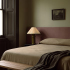 Olive Green Tala Heath Table Lamp Lifestyle Side Table