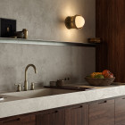 Matt Gold Tala Loop Wall / Ceiling Light