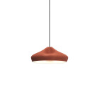 Marset Pleat Box 36 LED Pendant Terracotta White