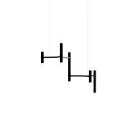 Hollis + Morris Molecule Chandelier - 2Y, Black Oak/Black