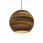 Graypants Scraplights Moon Pendant - Medium, Natural
