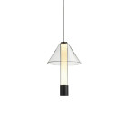 Marset Fragile 16 LED Pendant Black - Cone