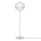 Gubi Multi-Lite Floor Lamp Chrome White