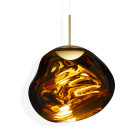 Tom Dixon Melt LED Pendant - Gold, On