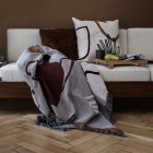 Ferm Living Mirage Cushion Leaf in Living Room