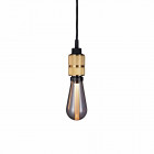 Buster + Punch Hooked 1.0 Nude Pendant - Brass with Smoked Bulb