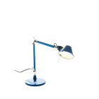 Artemide Tolomeo Micro Table Lamp Round Anodised Blue