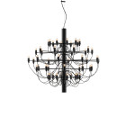 Flos 2097/50 Chandelier - Black / Clear Bulbs