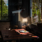 Black Chrome / White Foscarini Lumiere XXS Table Lamp