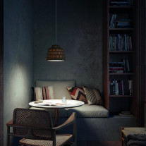 Bover Soft S/30 Pendant Olive Grey