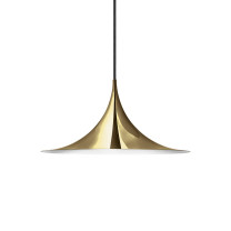 Gubi Semi Metallic Pendant Light 60 Brass