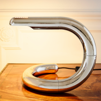 Gubi Aspide LED Table Lamp On