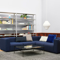 HAY Nelson Pear Crisscross Bubble Pendant in Living Room