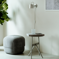 Normann Copenhagen Tub Wall Light - Silver 