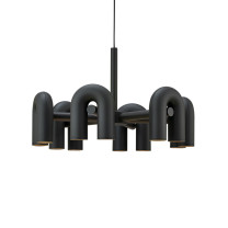 AGO Cirkus Chandelier - Large, Charcoal