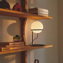 Nordlux Wilson Table Lamp on Bookcase - On