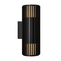 Nordlux Aludra Outdoor Wall Light - Double, Black