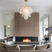 Medium Brass CTO Lighting Nimbus Chandelier