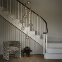 Brass Tala Voronoi II Nine Pendant