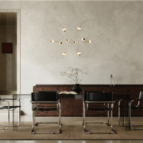 DCW Editions Munari 10 LED Suspension Light Lifestyle Meeting Room