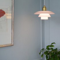 Louis Poulsen PH 3 3 Pale Rose Pendant Lifestyle Corner 2