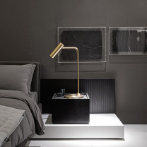 CTO Lighting Heron Table Lamp Lifestyle Bedside Table