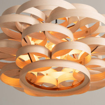 Tom Raffield Gwenen Pendant Closeup