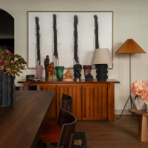 Dusty Deco Geraldine Floor Lamp Lifestyle Dining Room