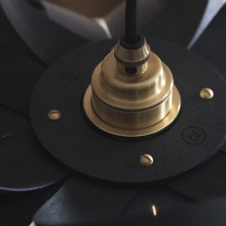 Tom Raffield Noctis Skipper Pendant Brass Fitting