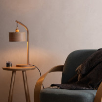 Tom Raffield Stem Table Lamp on Side Table