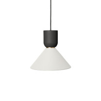 Ferm Living Collect Bell Socket Pendant Bell Black White