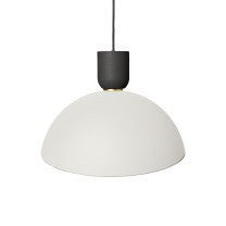 Ferm Living Collect Bell Socket Pendant Disc Black White