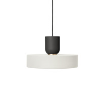 Ferm Living Collect Bell Socket Pendant Record Black White