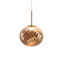 Tom Dixon Whirl LED Pendant 30 Copper On