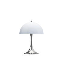 Louis Poulsen Panthella 250 Portable Lamp - Opal Bluegrey Chrome